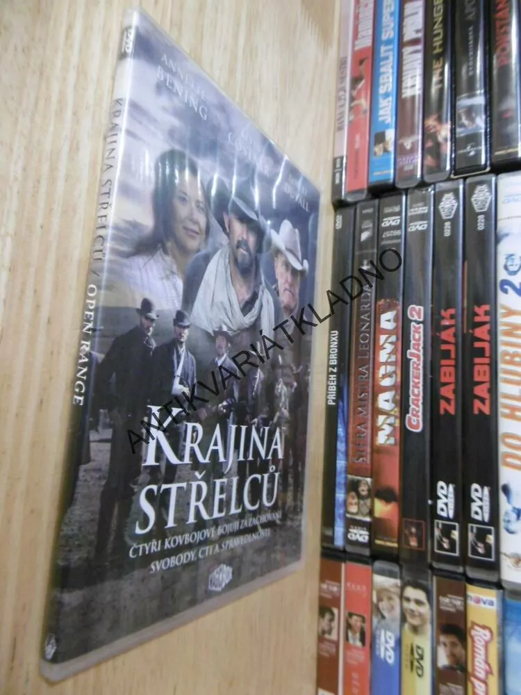 KRAJINA STŘELCŮ, KEVIN COSTNER, DVD FILM