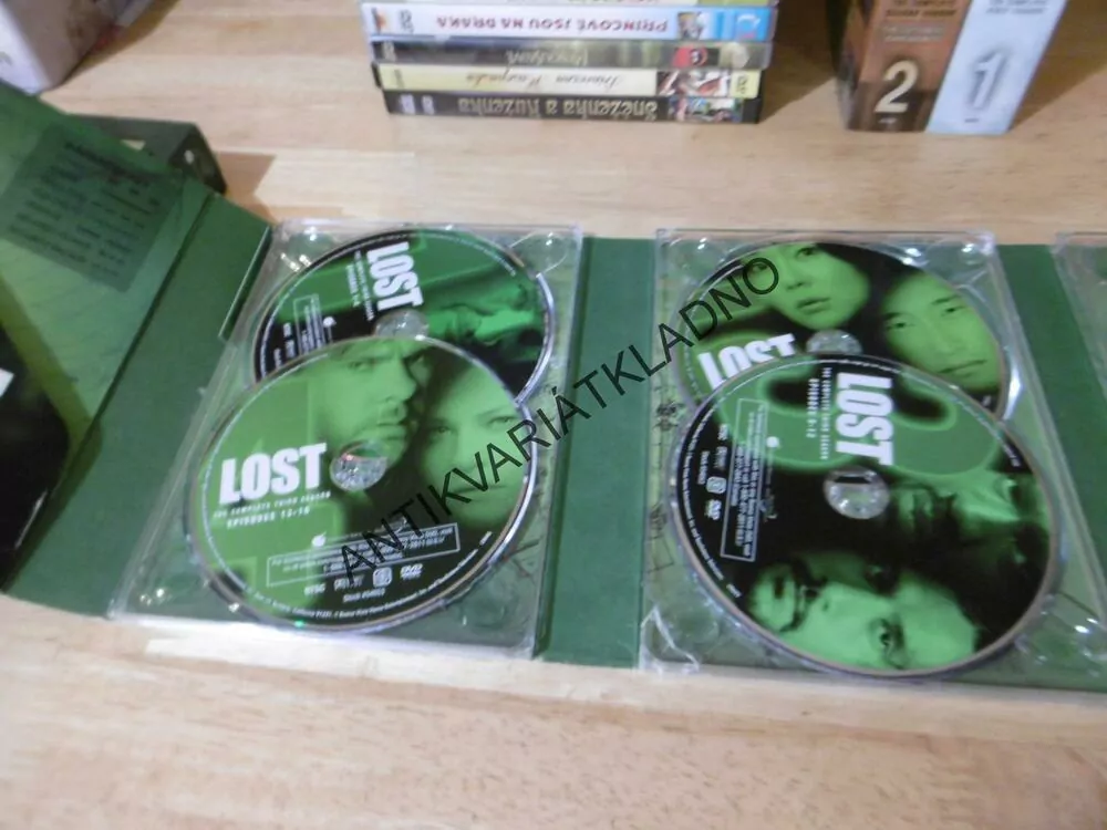LOST 3., DÍLY 1-7, ZTRACENI, POUZE ANGLIČTINA,  DVD FILM