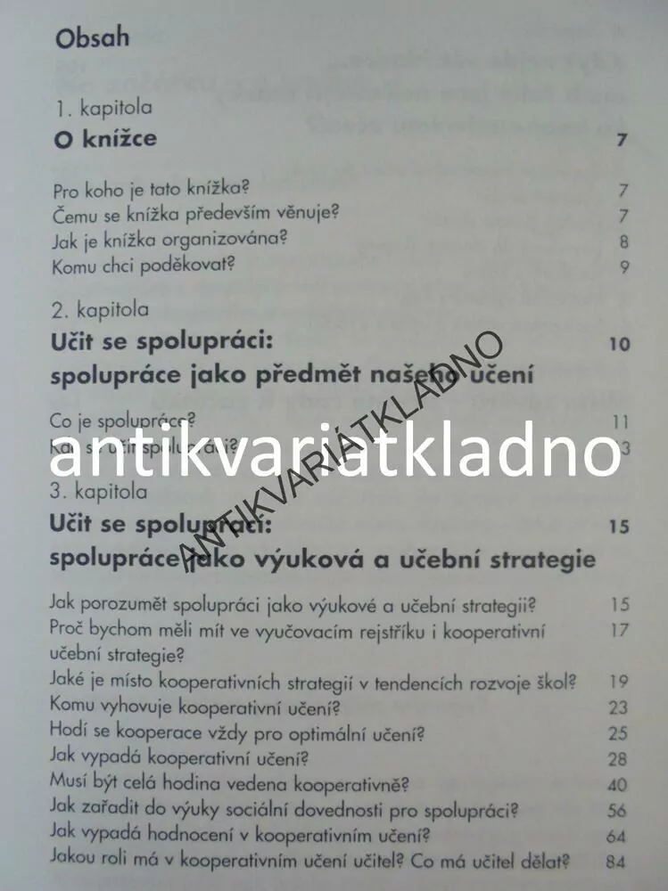 UČÍME SE SPOLUPRÁCI SPOLUPRACÍ, PEDAGOGIKA