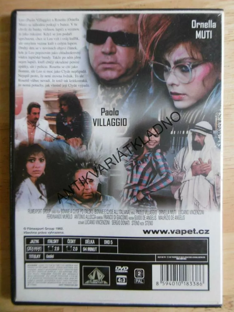 BONNIE A CLYDE, DVD FILM