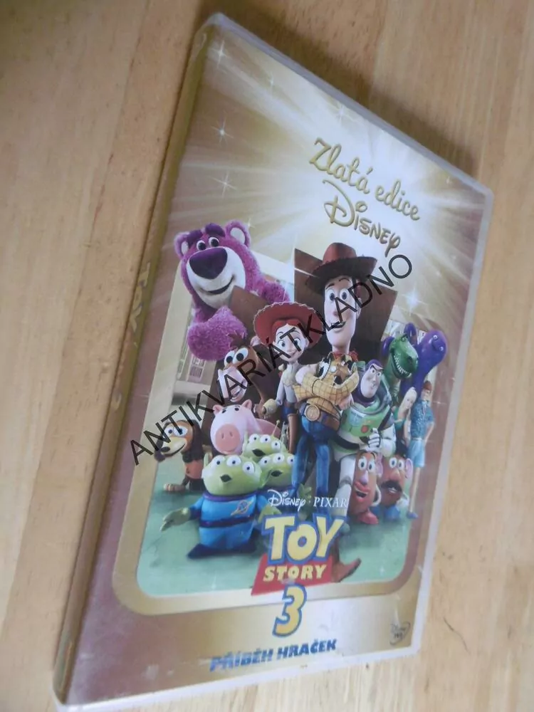 TOY STORY 3, PŘÍBĚH HRAČEK, ZLATÁ EDICE, WALT DISNEY, DVD FILM