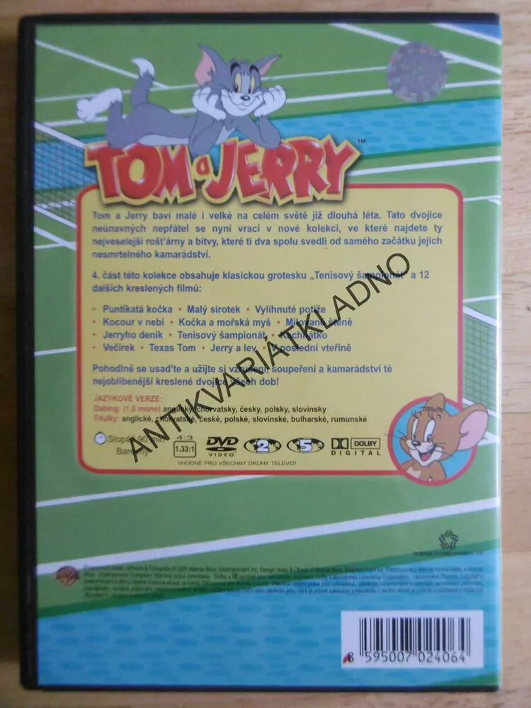 TOM A JERRY 4., DVD FILM 