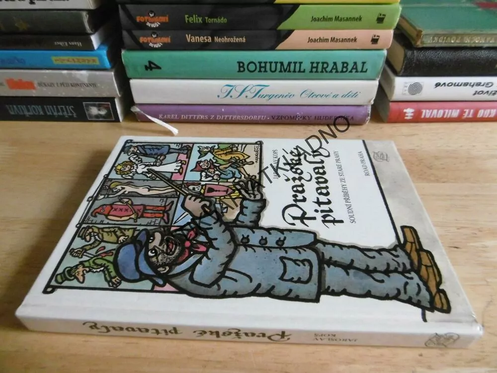 PRAŽSKÉ PITAVALY, SOUDNÍ PŘÍBĚHY ZE STARÉ PRAHY, JAROSLAV KOPŠ, NEPRAKTA. **an