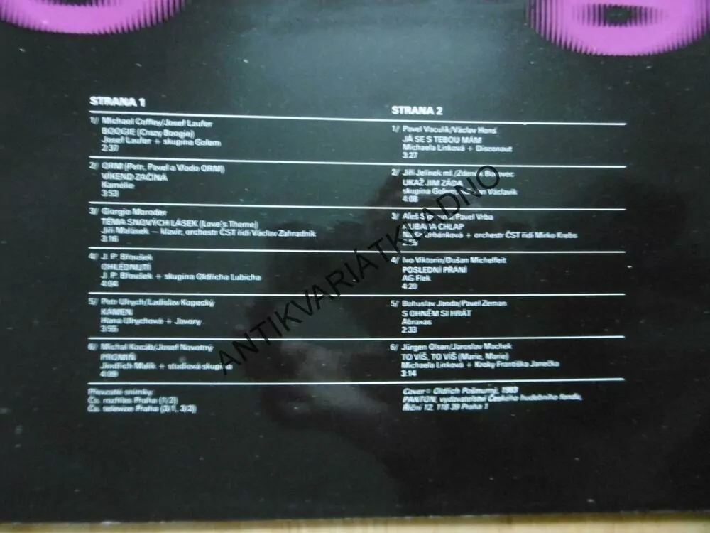 PANTON GONG 10., LAUFER, OR, KAMELIE, ULRYCH, KOCÁB, AJ.