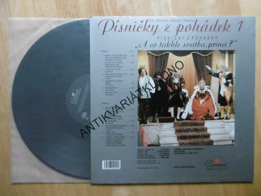 PÍSNIČKY Z POHÁDEK 1., A CO TAKHLE SVATBA PRINCI?, ZMOŽEK, BOROVEC, BARTOŠOVÁ, ČERNOCH, BARTOŠOVÁ
