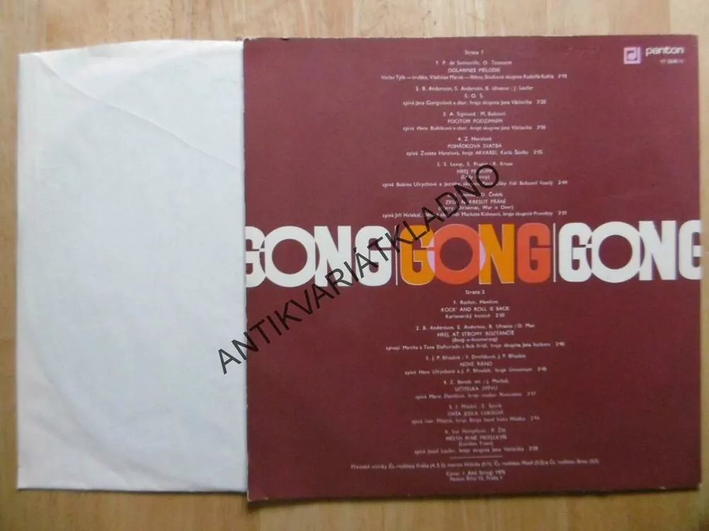 PANTON GONG 2., BUŠTÍKOVÁ, HELEKAL, LAUFER, MARTHA A TENA, BOB FRÍDL