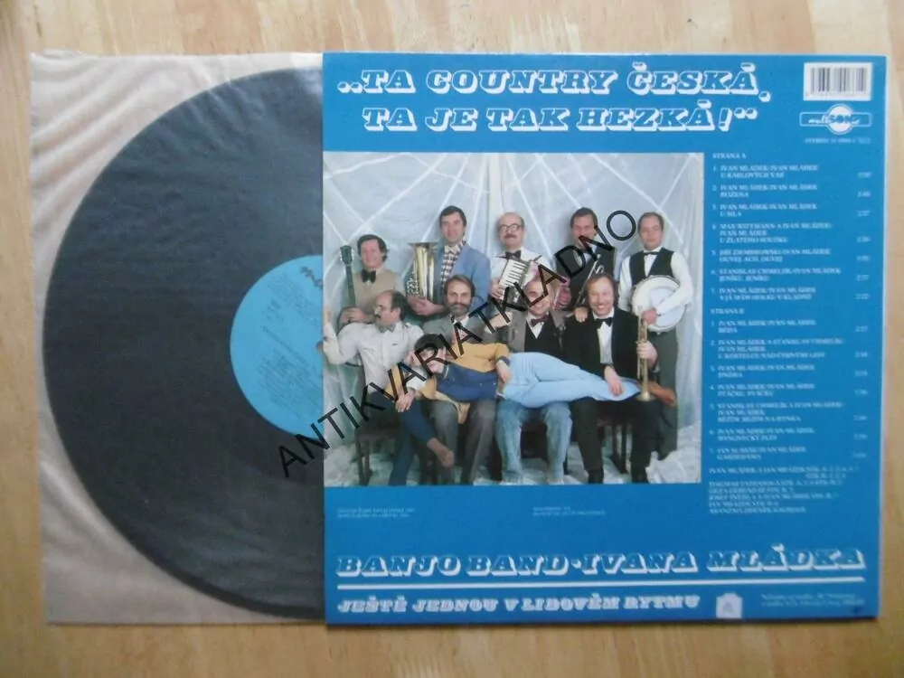 GRAMODESKA - TA COUNTRY ČESKÁ TA JE TAK HEZKÁ, BANJO BAND IVAN MLÁDEK