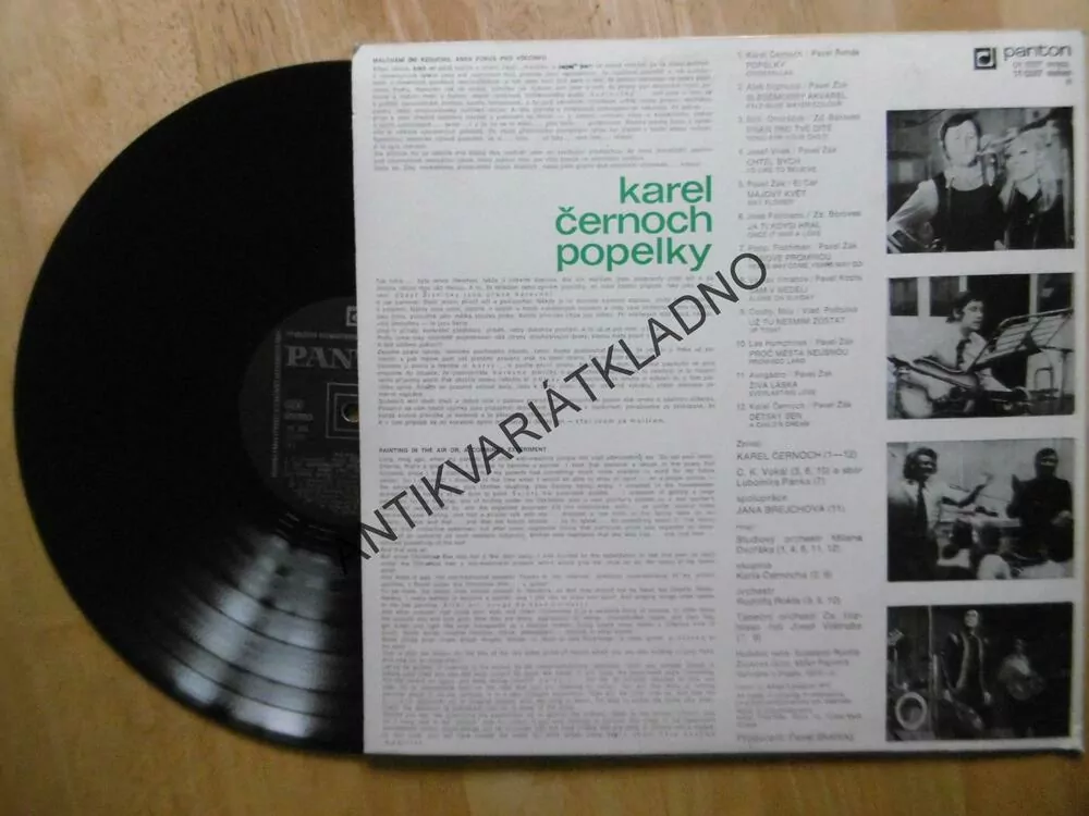 KAREL ČERNOCH , POPELKY, 1972