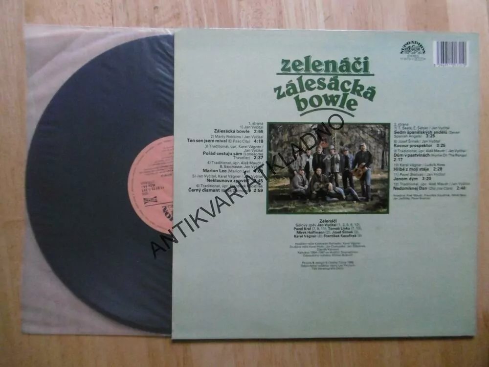 ZELENÁČI, ZÁLESÁCKÁ BOWLE, VYČÍTAL, LP