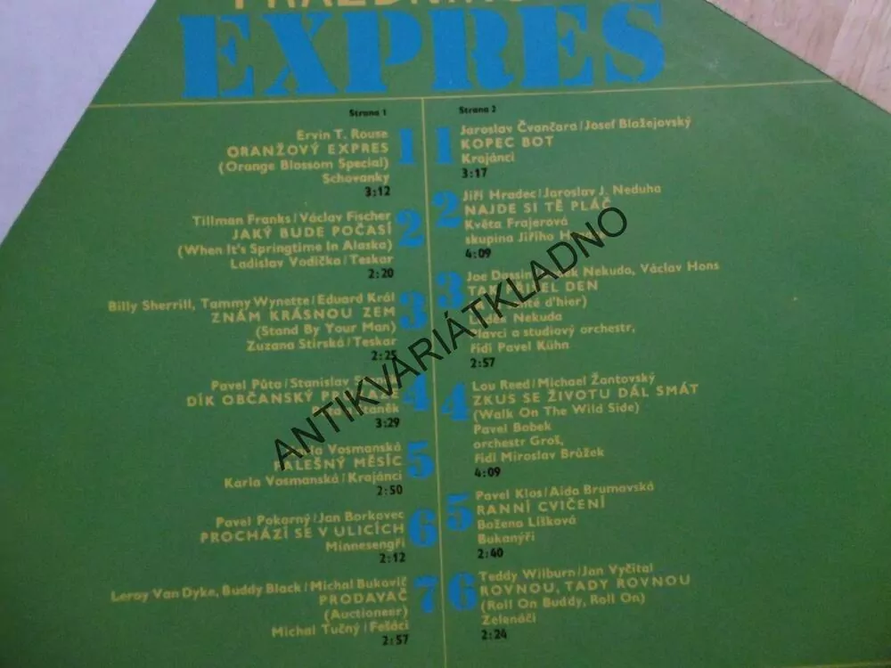 PRÁZDNINOVÝ EXPRES, VODIČKA, LIŠKOVÁ, STIRSKÁ, ZELENÁČI, MICHLA TUČNÝ, SCHOVANKY AJ.