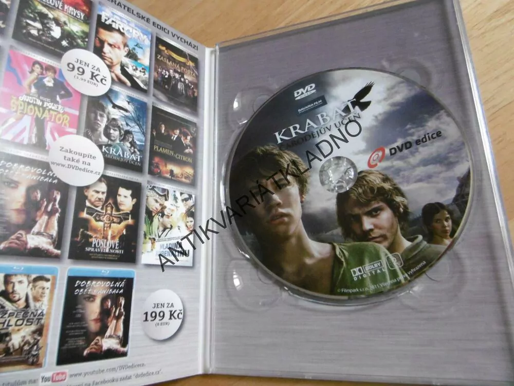 KRABAT, ČARODĚJŮV UČEŇ, DVD FILM 