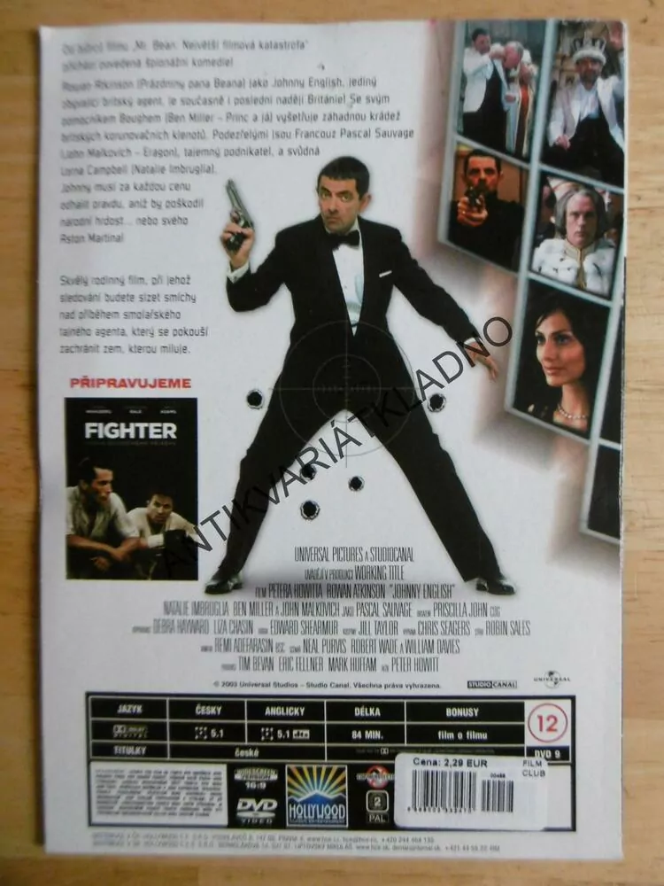 JOHNNY ENGLISH, ROWAN ATKINSON, DVD FILM