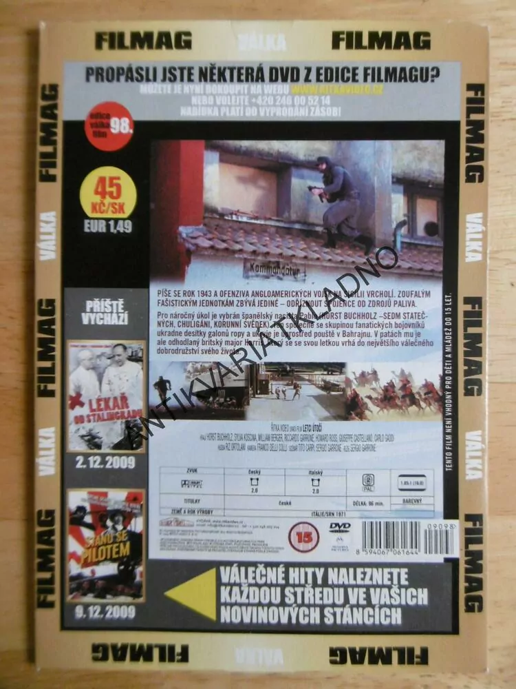 LETCI ÚTOČÍ, HORST BUCHOLZ, DVD FILM