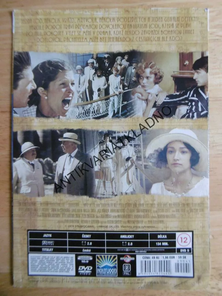 SMRT NA NILU, HERCULE POIROT, AGATHA CHRISTIE, DVD FILM