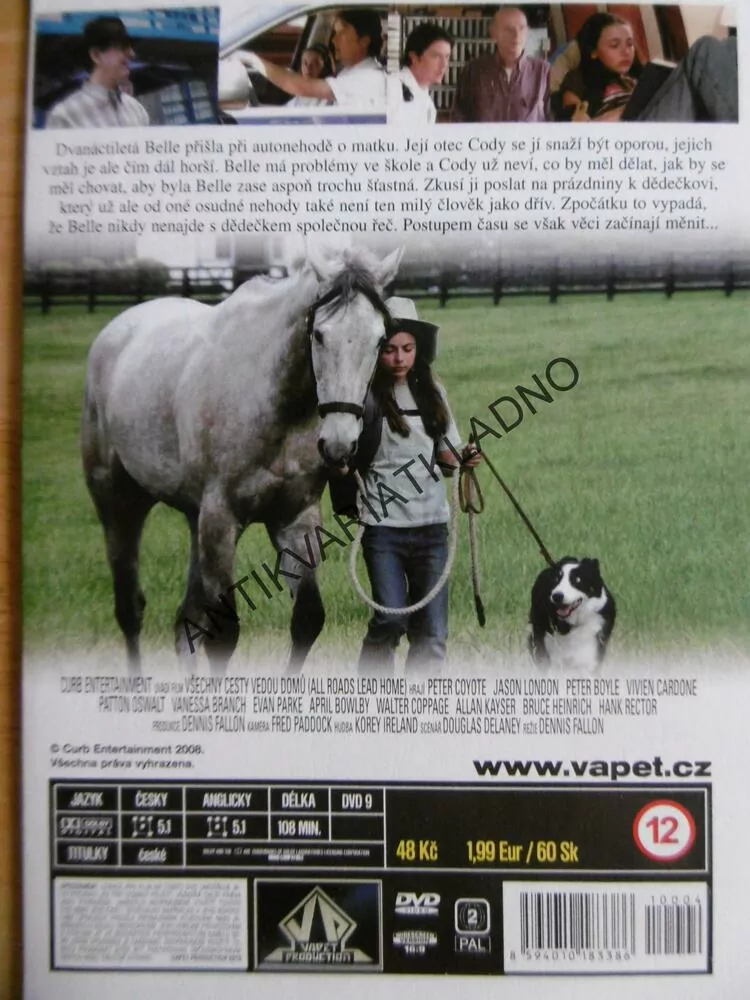 VŠECHNY CESTY VEDOU DOMŮ, DVD FILM