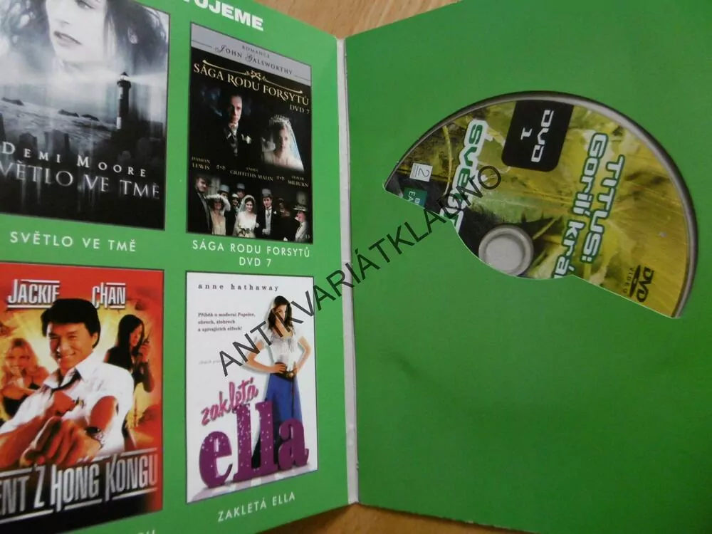 SVĚT PŘÍRODY, TITUSI GORILÍ KRÁL, DVD FILM DOKUMENT