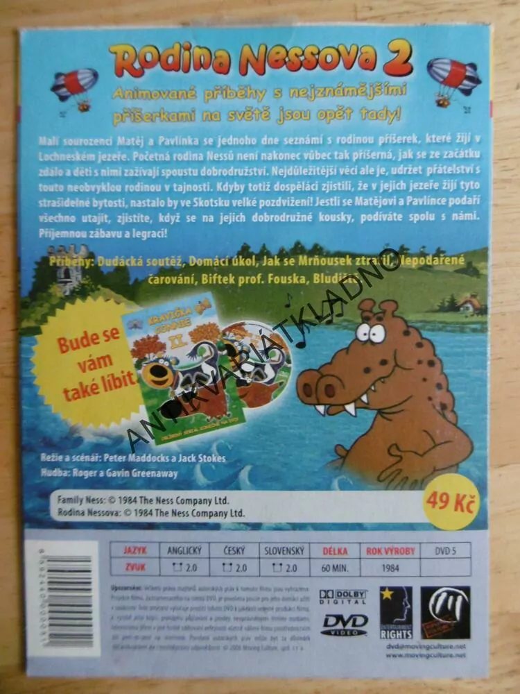 RODINA NESSOVA 2, DVD FILM