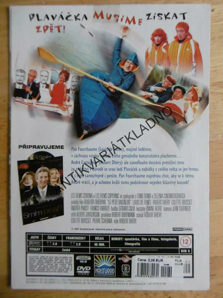 TONOUCÍ SE STÉBLA CHYTÁ, DVD FILM