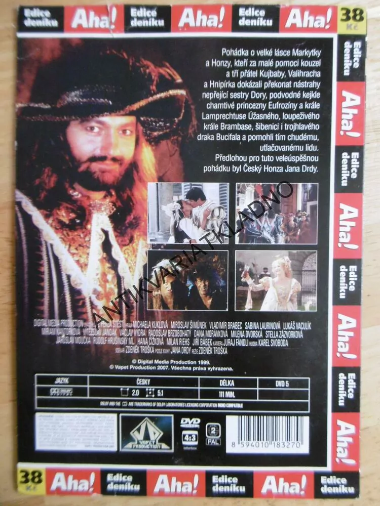 Z PEKLA ŠTĚSTÍ, KUKLOVÁ, TROŠKA, DVD FILM