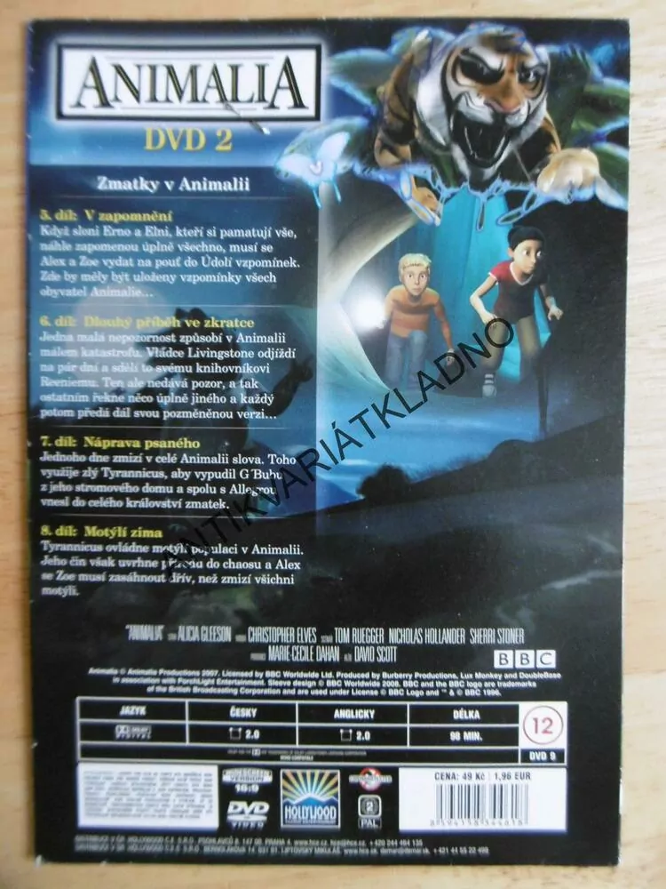 ANIMALIA, 5-8.DÍL,, DVD FILM