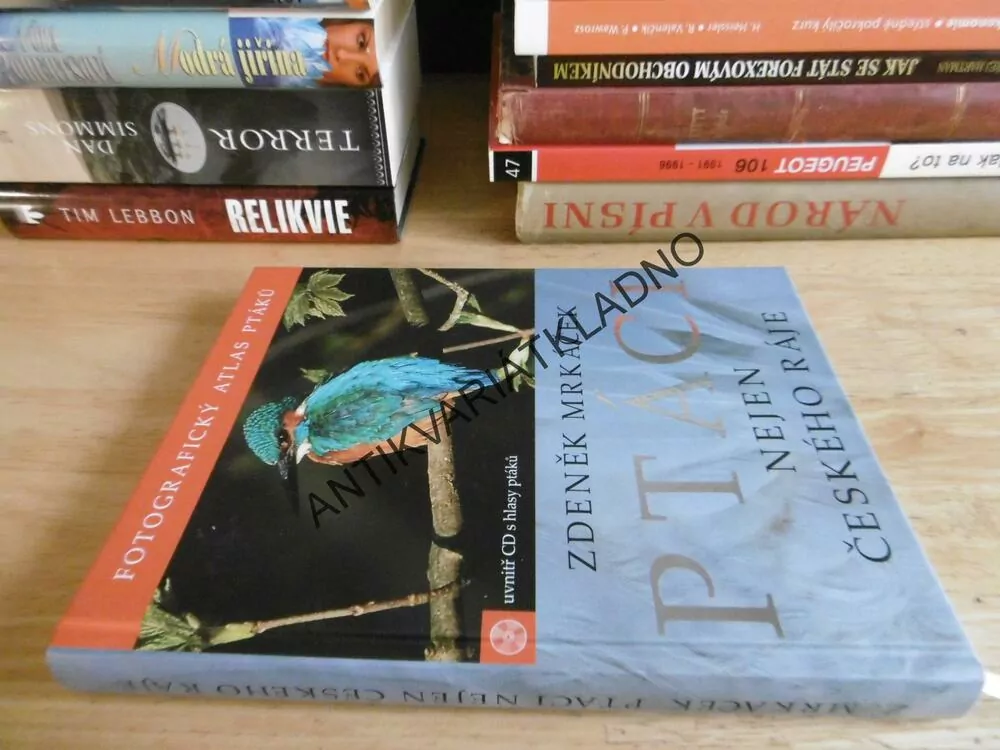 PTÁCI NEJEN ČESKÉHO RÁJE, ZDENĚK MRKÁČEK, FOTOGRAFICKÝ ATLAS PTÁKŮ, BEZ CD!!