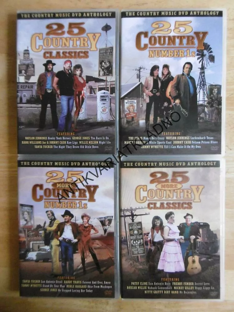 4 X 25 COUNTRY CLASSICS, NUMBER 1., DVD HUDBA