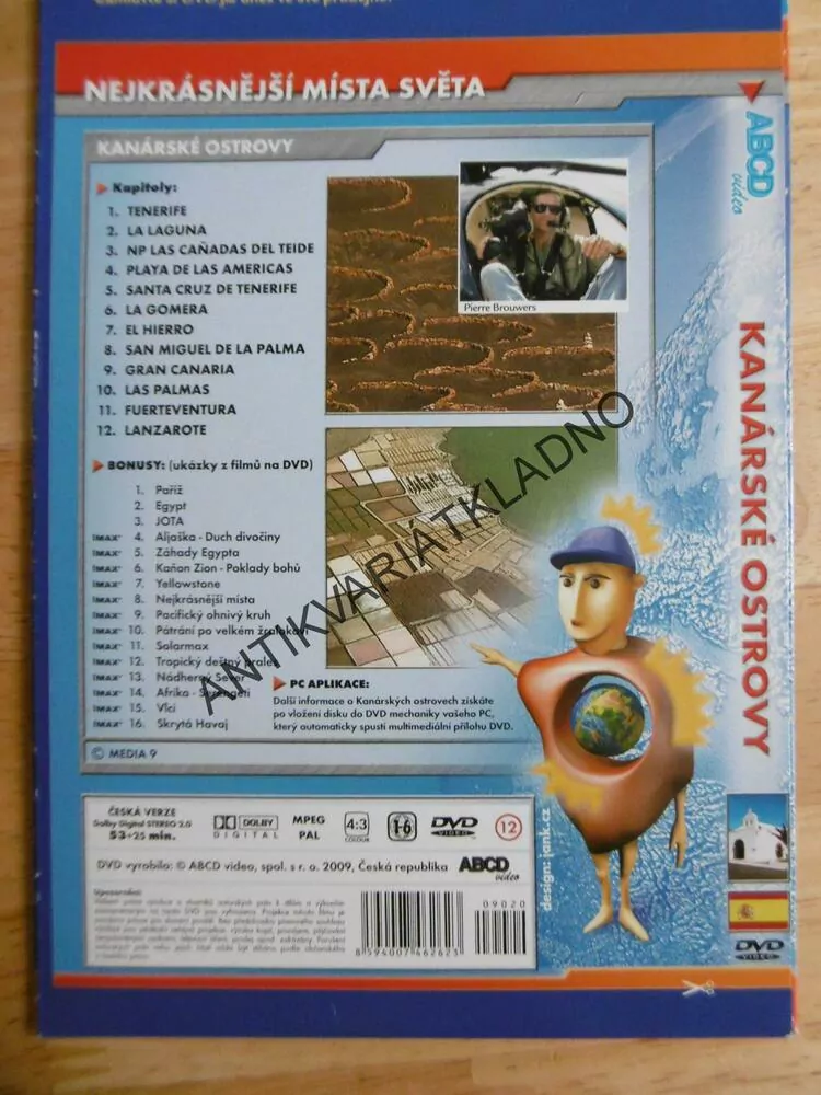 KANÁRSKÉ OSTROVY, NEJKRÁSNĚJŠÍ MÍSTA SVĚTA, DVD DOKUMENT