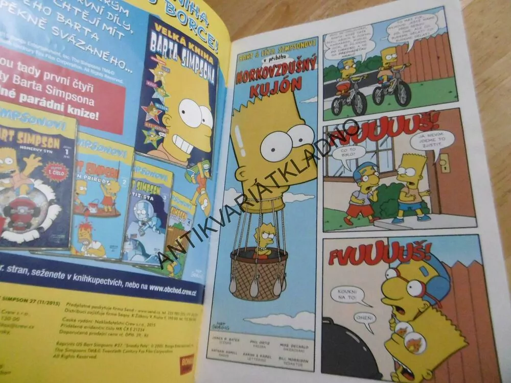SIMPSONOVI, BART SIMPSON, KOMIKS, 11/2015