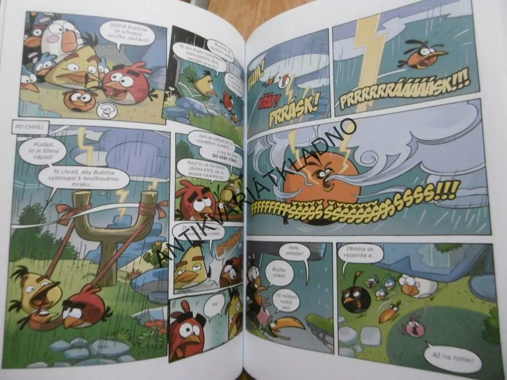 ANGRY BIRDS, NÁVNADA, KOMIKS, **an