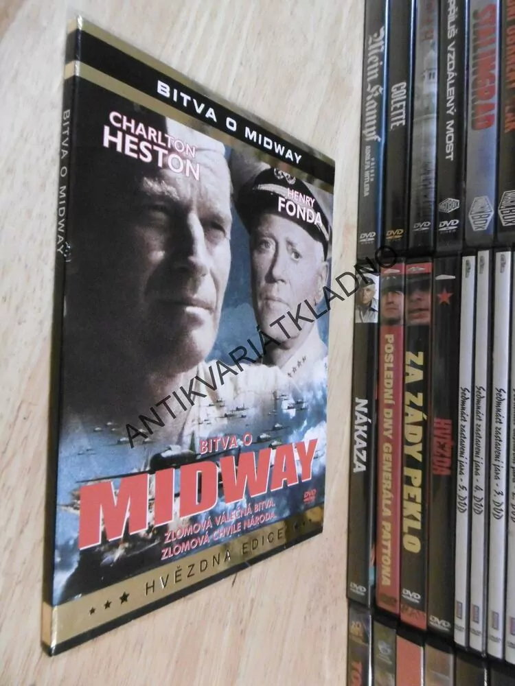 BITVA O MIDWAY, HESTON, FONDA, DVD FILM