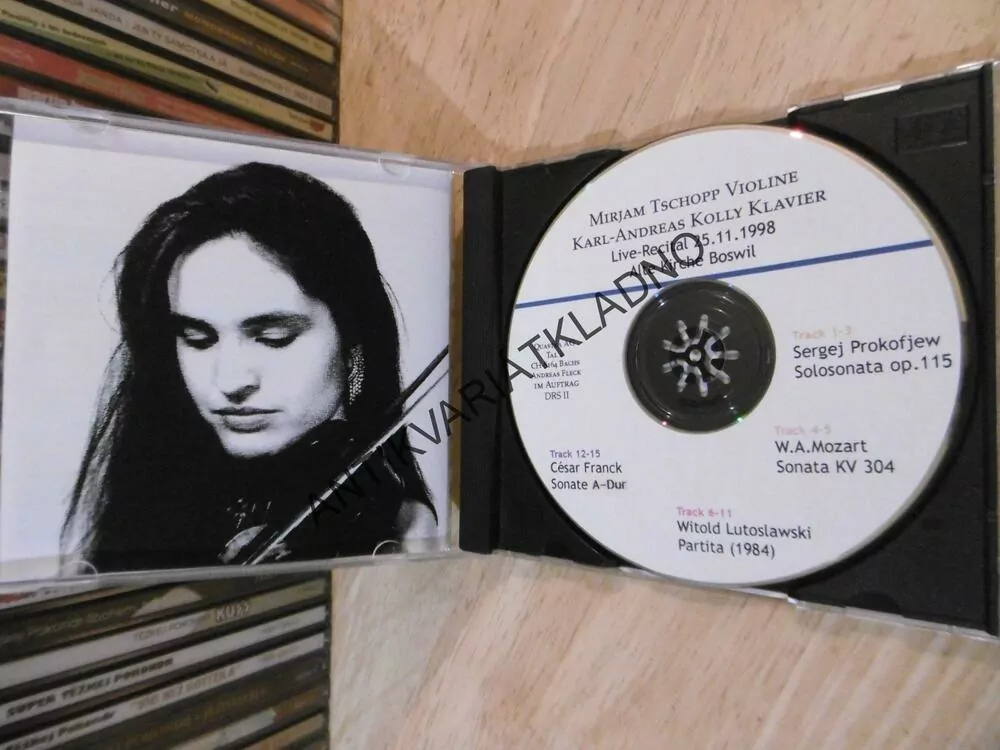 MIRJAM TSCHOPP, VIOLINE, KARL-ANDREAS KOLLY, KLAVIER, SERGEJ PROKOFJEW, MOZART, FRANCK, LUTOSLAWSKI, CD