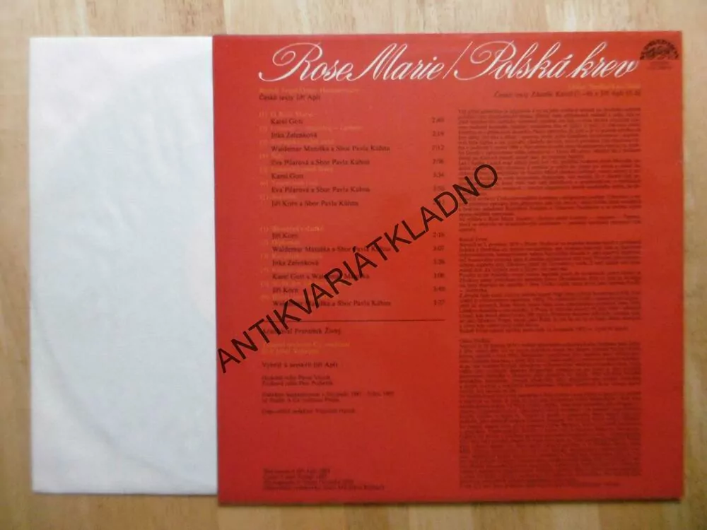 POLSKÁ KREV, ROSE MARIE, KAREL GOTT, MATUŠKA, KORN, PILAROVÁ ZELENKOVÁ