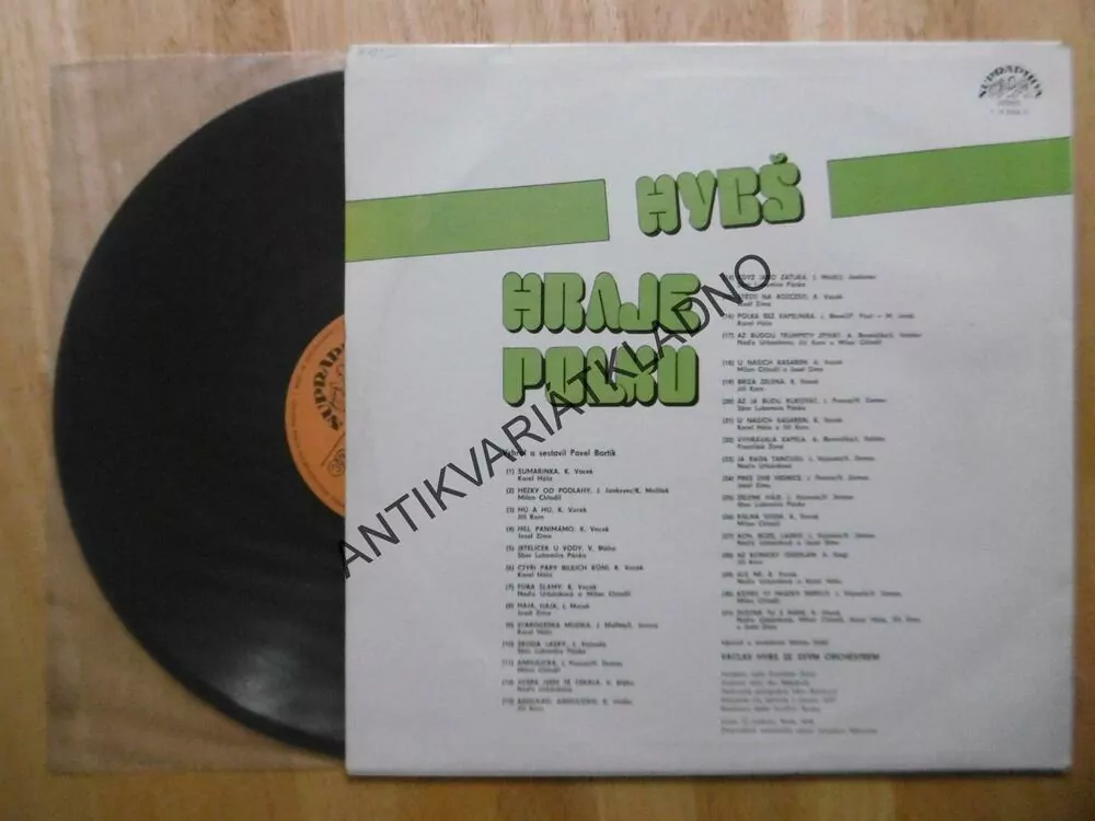 HYBŠ HRAJE POLKU, HÁLA, CHLADIL, URBÁNKOVÁ, HAŠLER,