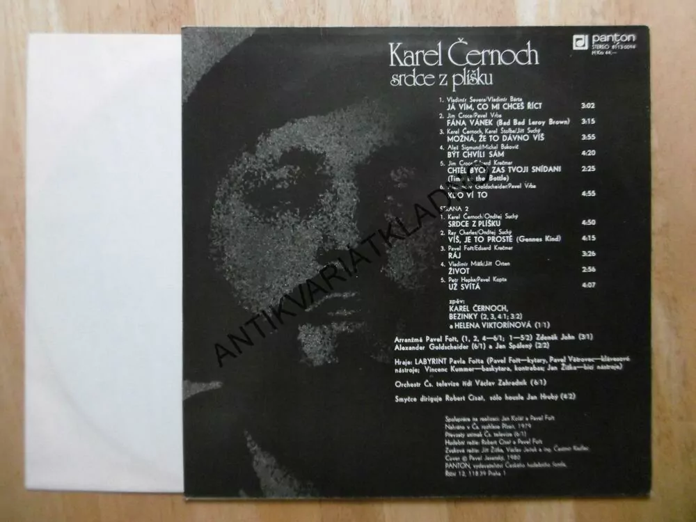 KAREL ČERNOCH, SRDCE Z PLÍŠKU, 