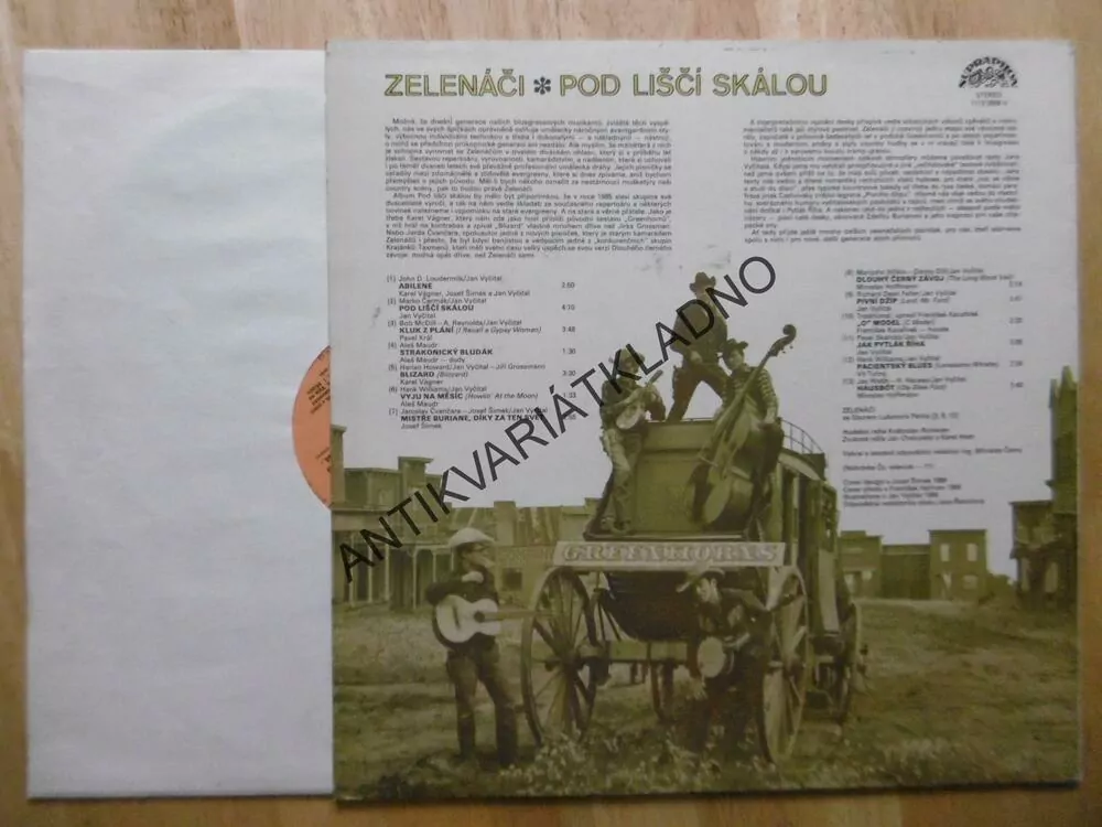 ZELENÁČI, POD LIŠČÍ SKÁLOU, VYČÍTAL, LP