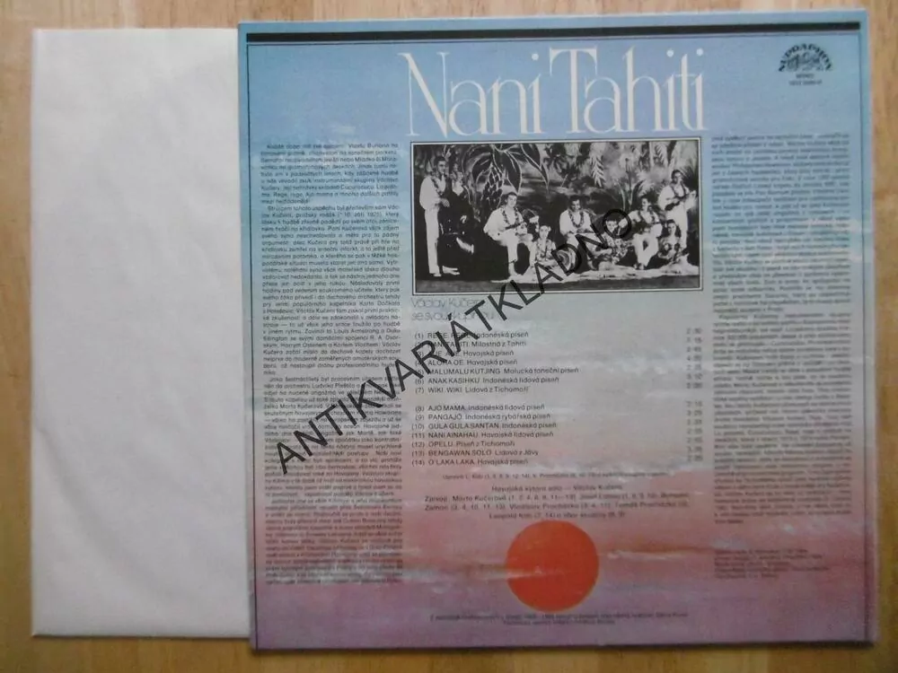 NANI TAHITI, VÁCLAV KUČERA SE SVOU SKUPINOU