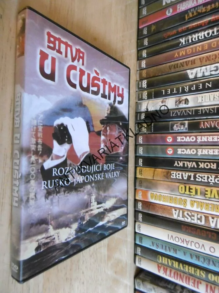 BITVA U CUŠIMY, RUSKO JAPONSKÁ VÁLKA, DVD FILM