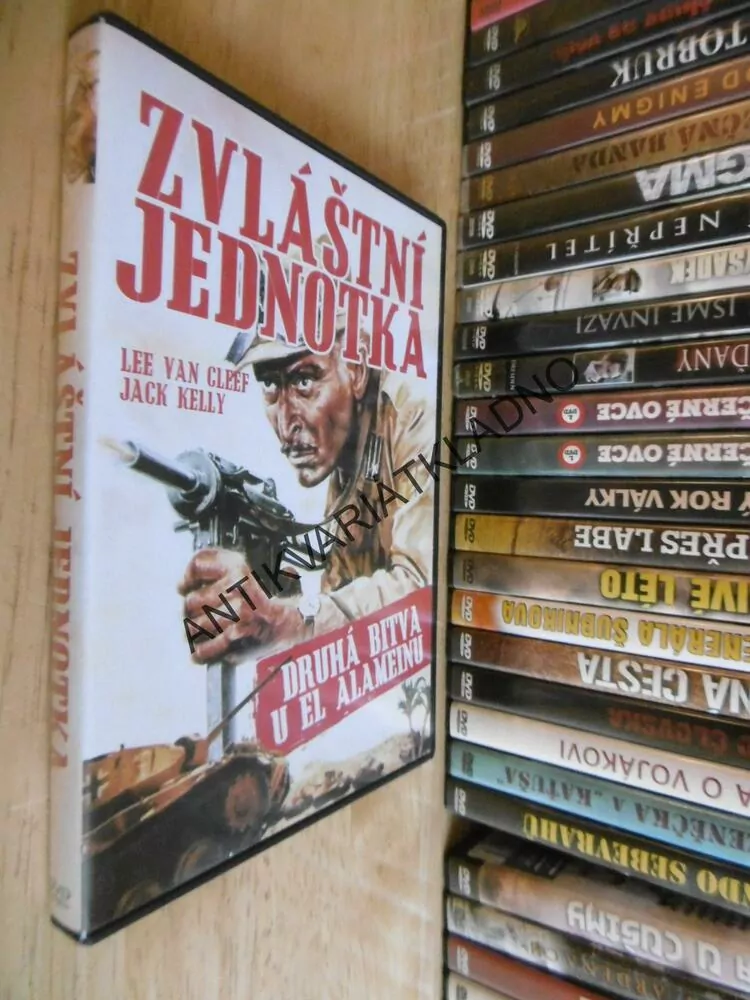 ZVLÁŠTNÍ JEDNOTKA, LEE VAN CLEEF, DVD FILM