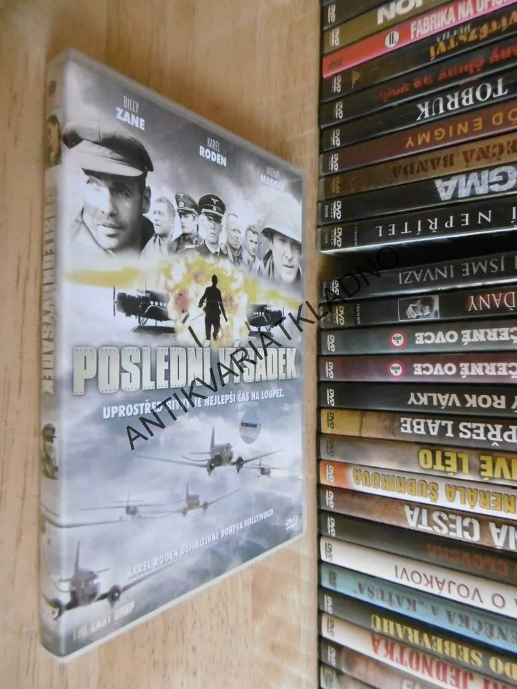 POSLEDNÍ VÝSADEK, BILY ZANE, KAREL RODEN, MADSEN, DVD FILM