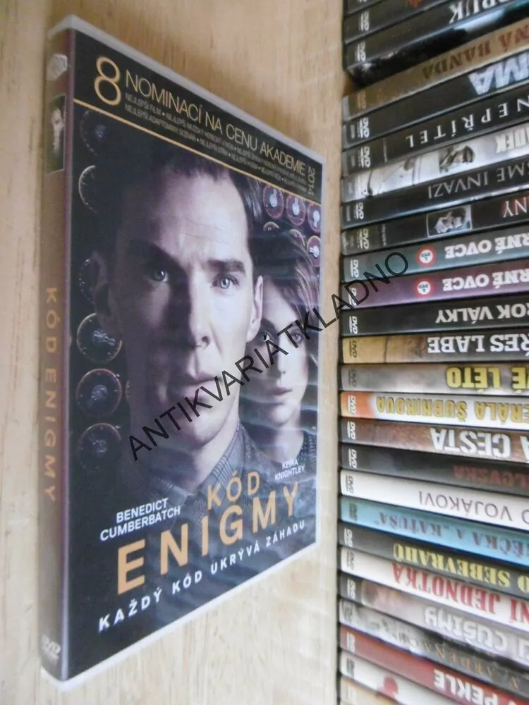 KÓD ENIGMY, KEIRA KNIGHTLEY, DVD FILM
