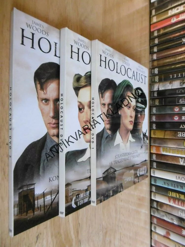 HOLOCAUST, 1-3,JAMES WOODS, MERYL STREEP, MORIARTY, DVD FILM