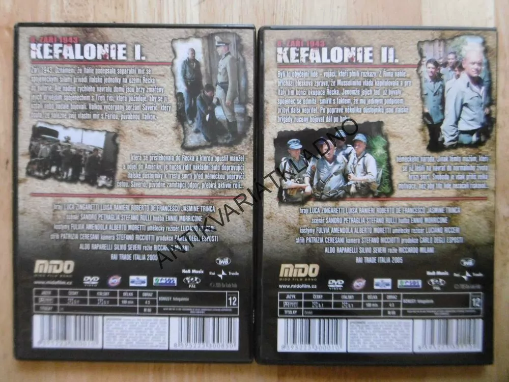 KEFALONIE,8.9.1943, 1-2,  DVD FILM