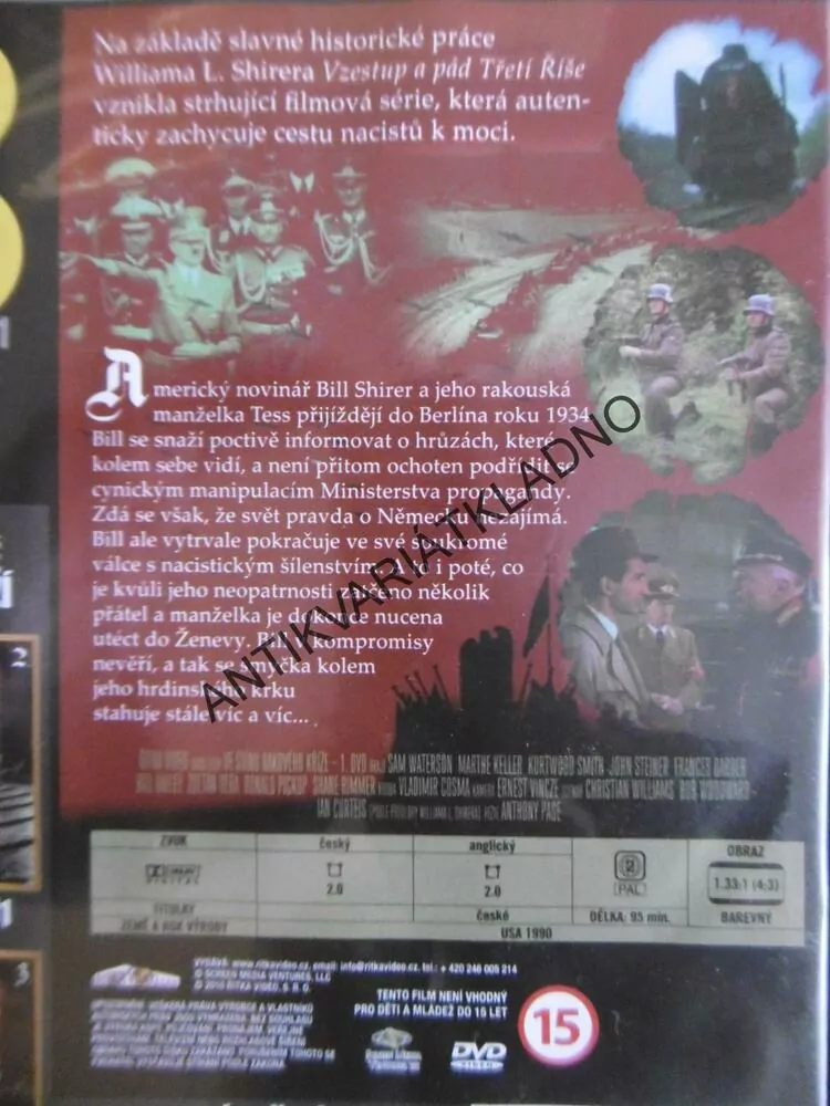 VE STÍNU HÁKOVÉHO KŘÍŽE, 1-4, DVD FILM
