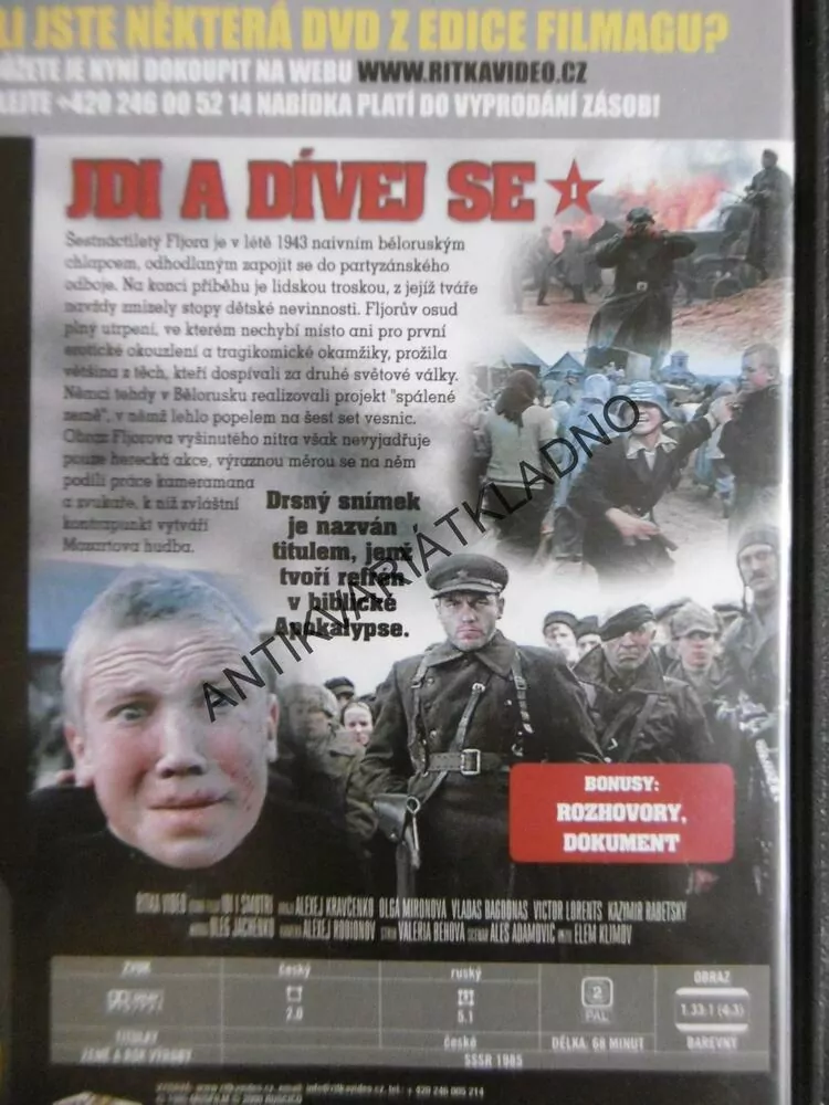 JDI A DÍVEJ SE,1-2, DVD FILM