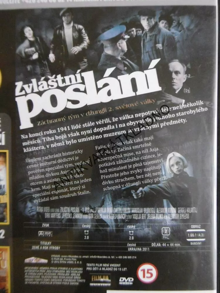 ZVLÁŠTNÍ POSLÁNÍ, 1-2, DVD FILM