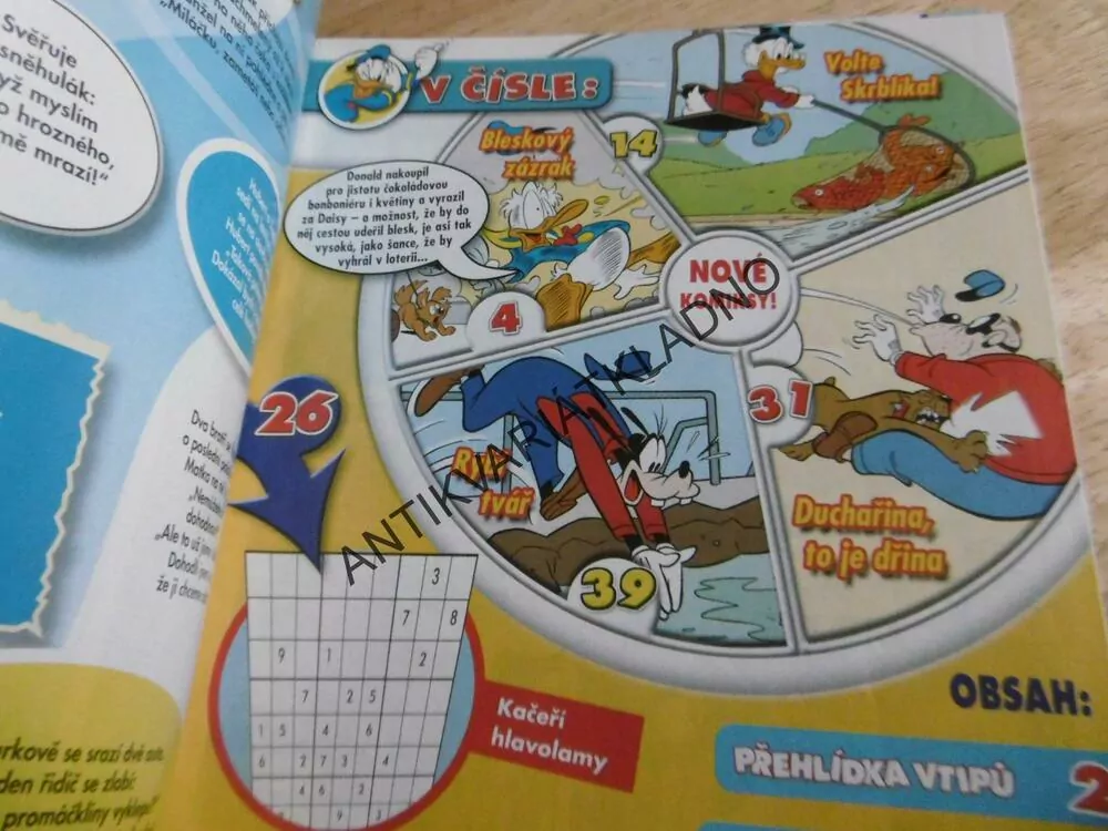 KAČER DONALD, 8/06, komiks DISNEY
