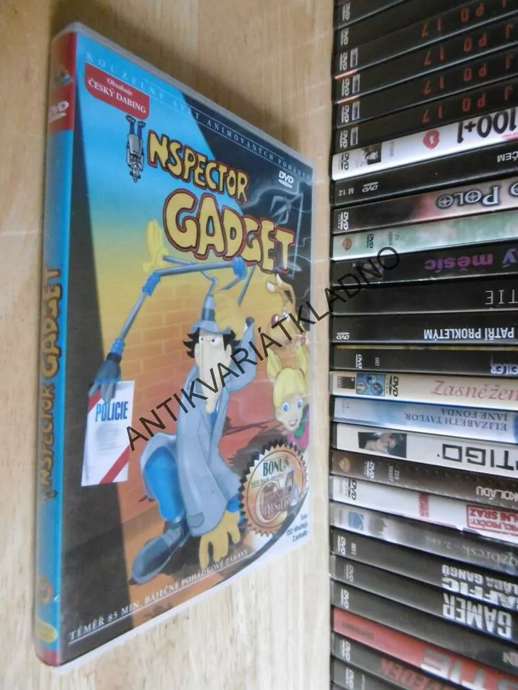 INSPEKTOR GADGET,+ BONUS HRABĚ MONTE CHRISTO, DVD FILM POHÁDKA
