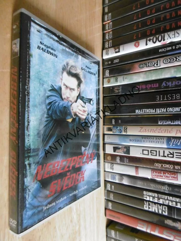NEBEZPEČNÝ SVĚDEK, STEPHEN BALDWIN, DVD FILM