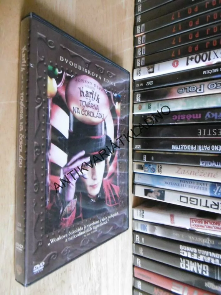KARLÍK TOVÁRNA NA ČOKOLÁDU, DVD FILM