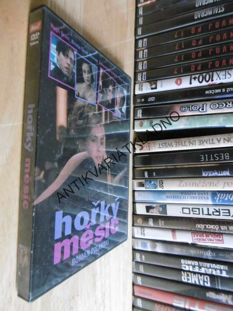 HOŘKÝ MĚSÍC, ROMAN POLANSKI, DVD FILM